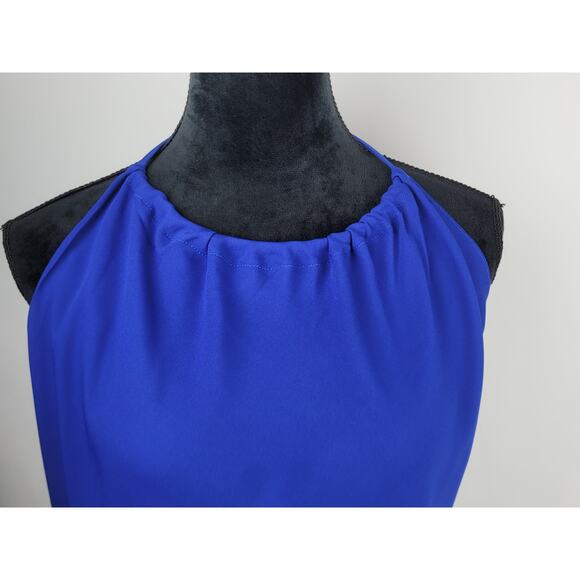 Three Eighty Two Revolve Feja Halter Cobalt Blue Size L - Picture 2 of 6